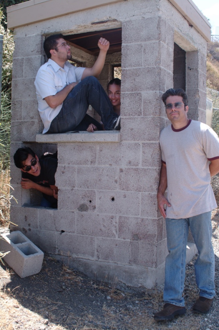 Early band photo from the Dumb Digito era.